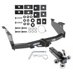 Reese Trailer Tow Hitch Receiver For 03-09 Dodge Ram 1500 2500 3500 w/Tri-Ball Triple Ball 1-7/8" 2" 2-5/16"