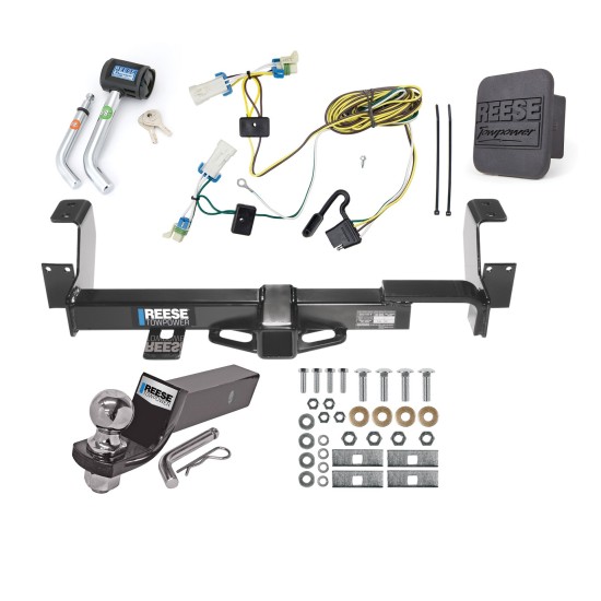 Reese Trailer Tow Hitch For 02-07 Buick Rendezvous 01-05 Pontiac Aztek Deluxe Package Wiring 2" Ball and Lock