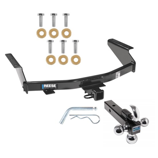 Reese Trailer Tow Hitch Receiver For 07-11 Dodge Niro w/Tri-Ball Triple Ball 1-7/8" 2" 2-5/16"