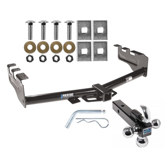 Reese Trailer Tow Hitch Receiver For 99-13 Chevy Silverado GMC Sierra 1500 99-04 2500 LD w/Tri-Ball Triple Ball 1-7/8" 2" 2-5/16"