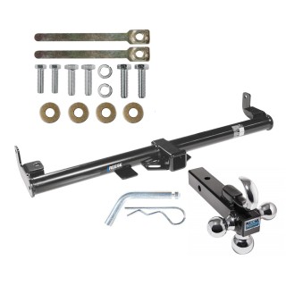 Reese Trailer Tow Hitch Receiver For 97-06 Jeep Wrangler TJ w/Tri-Ball Triple Ball 1-7/8" 2" 2-5/16"