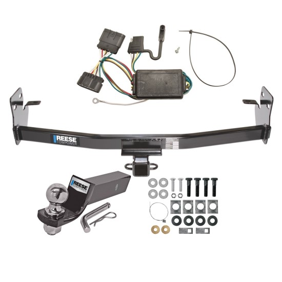 Tow Package For 04-12 Chevy Colorado GMC Canyon 07-08 Isuzu i-290 i-370 06-06 i-280 i-350 Trailer Hitch w/ Wiring 2" Drop Mount 2" Ball 2" Receiver Reese