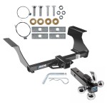 Reese Trailer Tow Hitch Receiver For 09-13 Subaru Forester w/Tri-Ball Triple Ball 1-7/8" 2" 2-5/16"