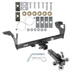 Reese Trailer Tow Hitch Receiver For 10-17 Volvo XC60 w/Tri-Ball Triple Ball 1-7/8" 2" 2-5/16"