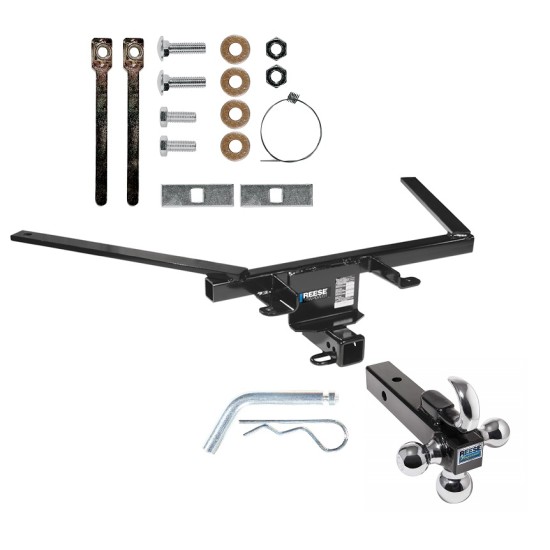 Reese Trailer Tow Hitch Receiver For 10-19 Ford Taurus 4-DR Sedan w/Tri-Ball Triple Ball 1-7/8" 2" 2-5/16"