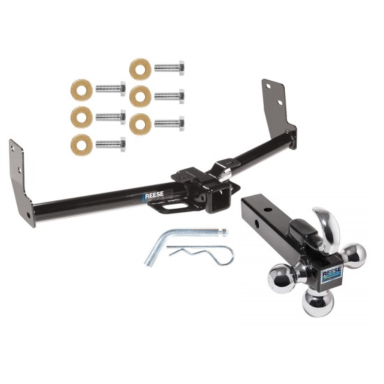 Reese Trailer Tow Hitch Receiver For 10-16 Cadillac SRX w/Tri-Ball Triple Ball 1-7/8" 2" 2-5/16"