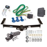 Reese Trailer Tow Hitch For 75-91 03-07 Ford Van E100 E150 E250 E350 Deluxe Package Wiring 2" Ball and Lock