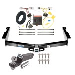 Reese Trailer Tow Hitch For 12-22 Nissan NV1500 NV2500 NV3500 Complete Package w/ Wiring and 2" Ball