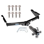 Reese Trailer Tow Hitch Receiver For 12-22 Nissan NV1500 NV2500 NV3500 w/Tri-Ball Triple Ball 1-7/8" 2" 2-5/16"