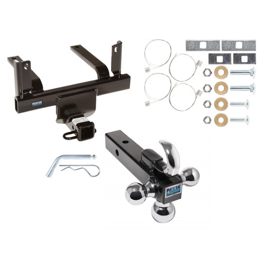 Reese Trailer Tow Hitch Receiver For 11-14 Subaru Tribeca w/Tri-Ball Triple Ball 1-7/8" 2" 2-5/16"