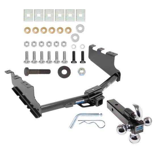 Reese Trailer Tow Hitch Receiver For 14-19 Chevy Silerado GMC Sierra 1500 w/Tri-Ball Triple Ball 1-7/8" 2" 2-5/16"