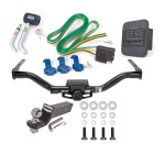 Reese Trailer Tow Hitch For 15-22 Chevy Colorado GMC Canyon Deluxe Package Wiring 2" Ball and Lock