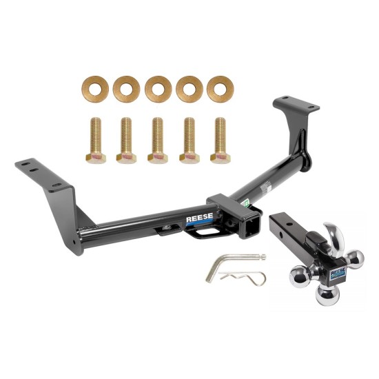 Reese Trailer Tow Hitch Receiver For 15-24 Nissan Murano w/Tri-Ball Triple Ball 1-7/8" 2" 2-5/16"