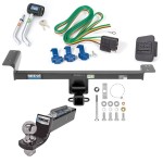 Reese Trailer Tow Hitch For 15-19 Land Rover Range Rover Evoque Excluding Autobiography Deluxe Package Wiring 2" Ball and Lock