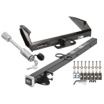 Class 5 Trailer Tow Hitch For 80-96 Ford F-250 F-350 97 Heavy Duty w/ 24" or 34" Extension and Towing Lock