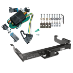 Class 5 Trailer Tow Hitch For 00-02 Chevy Express GMC Savana 2500 3500 w/ Wiring Harness Kit