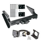 Class 5 Trailer Tow Hitch For 99-22 Ford F250 F350 08-22 F450 F-450 Super Duty Except Cab & Chassis w/ 7-Way Wiring Harness Kit