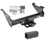 Class 5 Trailer Tow Hitch For 03-23 Dodge RAM 1500 2500 3500 Except Mega Cab w/ 2-1/2" to 2" Ball Receiver Opening Reducer