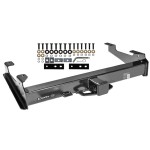 Class 5 18K Trailer Hitch Package w/ Wiring For 01-10 Chevy Silverado GMC Sierra 2500 3500 w/ 2-5/16" Ball 3" Drop Mount 7-Way Pin Blade RV