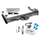 Class 5 Trailer Tow Hitch For 01-07 Chevy Silverado GMC Sierra 2500 3500 8ft Bed w/ Wiring Harness Kit