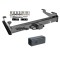 Class 5 Trailer Tow Hitch For 01-10 Chevy Silverado GMC Sierra 2500 3500 HD w/ 2-1/2" to 2" Ball Receiver Opening Reducer