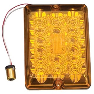 Bargman LED #84 Series Turn Light Lens Upgrade Module Amber w/Connector and Lens Screws