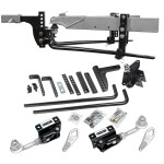 Reese 6,000 Lbs Trailer Weight Distribution Hitch Kit w/ Head, Dual Cam Sway Control, Deep Drop Shank, 2-5/16" Ball, Spring Bars, Control Brackets and Lift-Assist Bar, Hardware - Reduce Sway on Travel Trailer