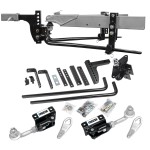 Reese 8,000 Lbs Trailer Weight Distribution Hitch Kit w/ Head, Dual Cam Sway Control, Deep Drop Shank, 2-5/16" Ball, Spring Bars, Control Brackets and Lift-Assist Bar, Hardware - Reduce Sway on Travel Trailer