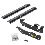 Reese Quick Install Rail Kit and 16K Dual Jaw 5th Wheel Hitch For 11-16 Ford F250 F350 F450 Custom Fit No Drill Base Rails For 5th Wheel and Trailer Fifth