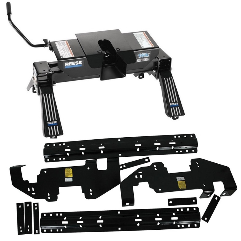 Reese Quick Install Rail Kit and 16K Dual Jaw 5th Wheel Hitch ...