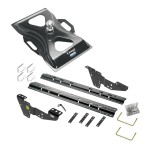 Reese Quick Install Rail Kit and 25K Gooseneck Hitch For 99-19 Silverado Sierra 1500 99-10 2500 3500 Custom Fit No Drill Base Rails For Gooseneck Trailer