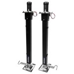 Reese 8,000 lbs. 5th Wheel Electric Landing Gear Trailer Jack Set - Dual Motors - 36 In. Travel