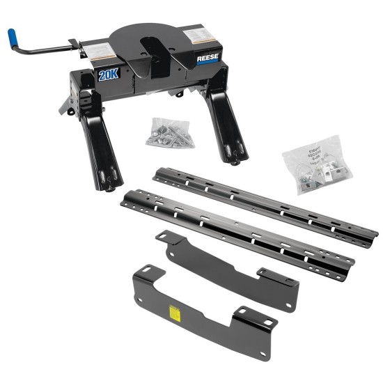 Reese Quick Install Rail Kit and 20K 5th Wheel Hitch For 04-14 F150 ...