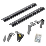 Reese Quick Install Rail Kit and 20K 5th Wheel Hitch For 13-18 RAM 3500 Custom Fit No Drill Base Rails For 5th Wheel and Trailer Fifth