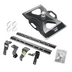 Reese Quick Install Rail Kit and 25K Gooseneck Hitch For 03-12 Dodge Ram 2500 3500 06-08 Ram 1500 Custom Fit No Drill Base Rails For Gooseneck Trailer