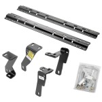 Reese Quick Install Rail Kit and 20K 5th Wheel Hitch For 03-12 Dodge Ram 2500 3500 06-08 Ram 1500 Custom Fit No Drill Base Rails For 5th Wheel and Trailer Fifth