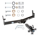 Trailer Tow Hitch Receiver For 91-01 Ford Explorer 91-94 Navajo 97-01 Mountaineer w/Tri-Ball Triple Ball 1-7/8" 2" 2-5/16"