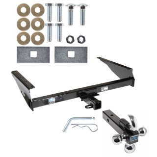 Trailer Tow Hitch Receiver For 00-06 Toyota Tundra w/Tri-Ball Triple Ball 1-7/8" 2" 2-5/16"