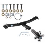 Trailer Tow Hitch Receiver For 07-14 Toyota FJ Cruiser w/Tri-Ball Triple Ball 1-7/8" 2" 2-5/16"