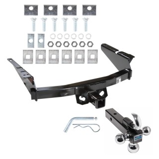 Trailer Tow Hitch Receiver For 97-03 Ford F150 2004 Heritage 97-07 F250 F350 w/Tri-Ball Triple Ball 1-7/8" 2" 2-5/16"