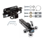 Trailer Tow Hitch Receiver For 03-08 Dodge Ram 1500 2500 3500 w/Tri-Ball Triple Ball 1-7/8" 2" 2-5/16"