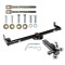 Trailer Tow Hitch Receiver For 97-06 Jeep Wrangler TJ w/Tri-Ball Triple Ball 1-7/8" 2" 2-5/16"