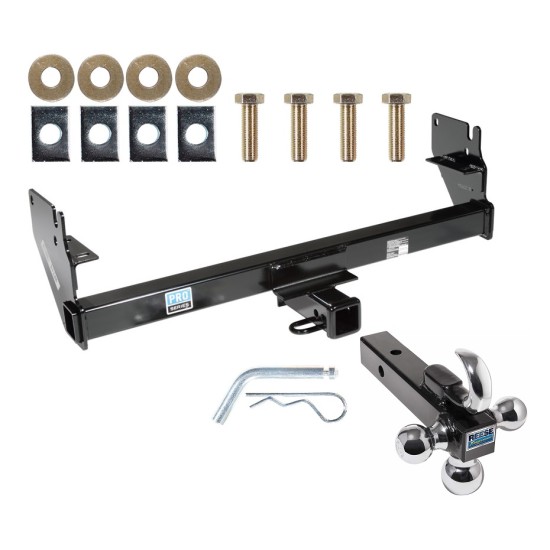 Trailer Tow Hitch Receiver For 05-15 Toyota Tacoma w/Tri-Ball Triple Ball 1-7/8" 2" 2-5/16"