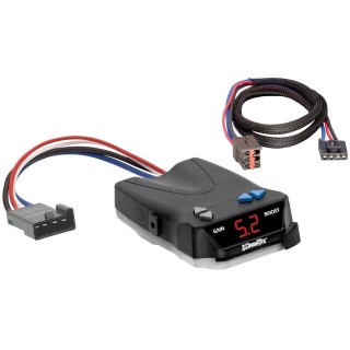 Trailer Brake Control for 94-99 Ford F-250 94-97 F-350 w/ Plug Play Wiring Adapter I-Command Draw-Tite Electric Proportional Trailer Brakes Module Box Controller