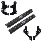 Reese Outboard Quick Install Rail Kit and 20K 5th Wheel Hitch For 2019-2024 RAM 1500 New Body Custom Fit No Drill Base Rails For 5th Wheel and Trailer Fifth