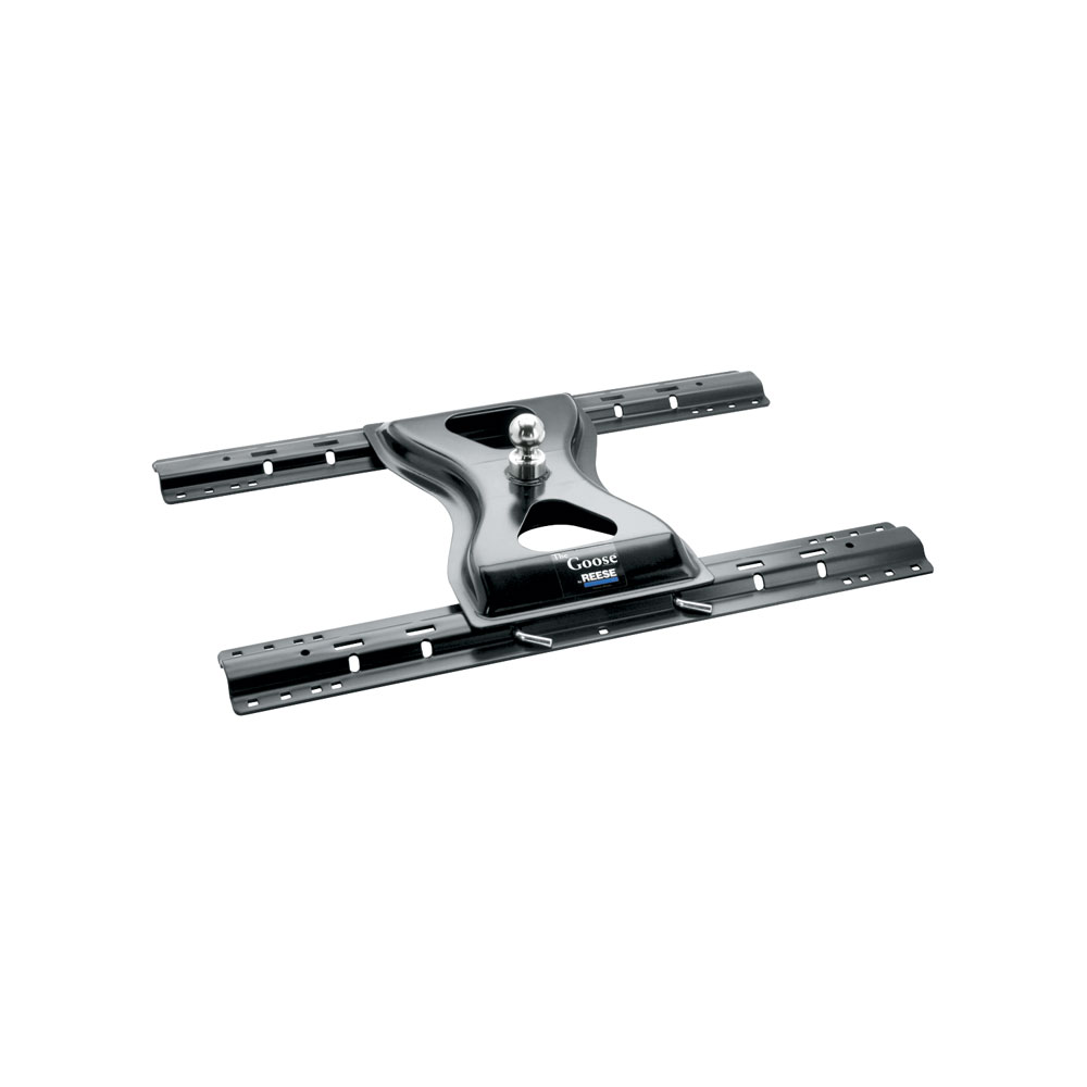 Reese Quick Install Rail Kit and 25K Gooseneck Hitch For 03-12 Dodge Ram 2500 3500 06-08 Ram 1500 Custom Fit No Drill Base Rails For Gooseneck Trailer