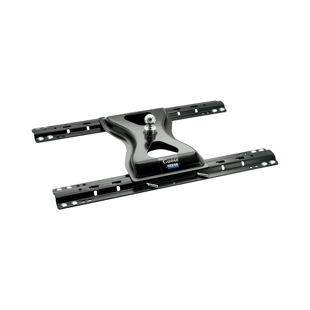 Reese Quick Install Rail Kit and 25K Gooseneck Hitch For 03-12 Dodge Ram 2500 3500 06-08 Ram 1500 Custom Fit No Drill Base Rails For Gooseneck Trailer