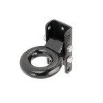 Adjustable Lunette Ring Trailer Tow Hitch Loop Eye 24,000 Lbs w/ Channel 3" Dia Capacity