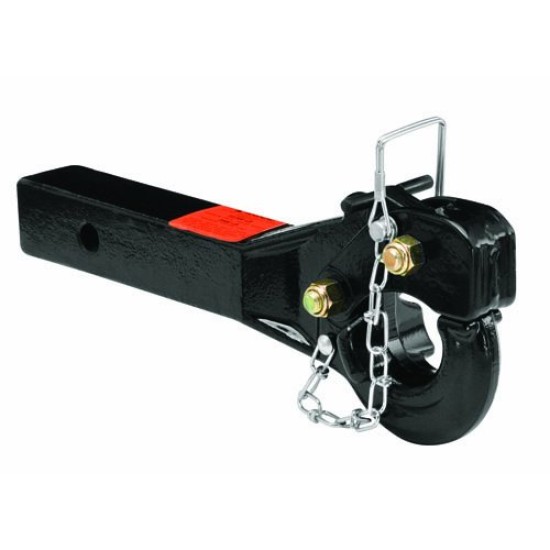 Draw-Tite 10,000 Lbs 5 Ton 2" Receiver Mount Pintle Hook Trailer Tow Hitch Heavy Duty