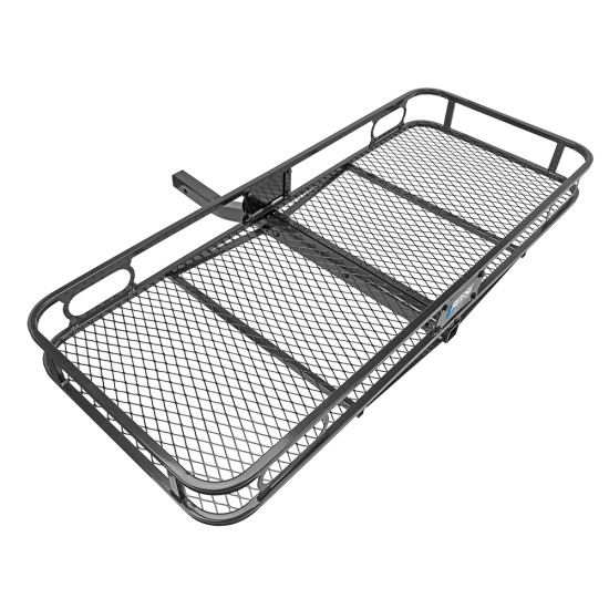 Rambler 24"x60" Cargo Carrier Basket Rack Fits 2" Trailer Tow Hitch Receiver 500 lbs Capacity Storage Luggage Car Box Shelf